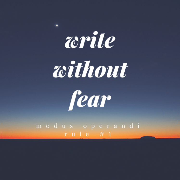 write without fear